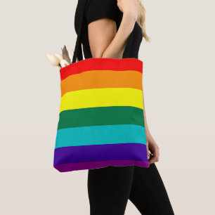 7-Stripe Rainbow Pride Flag  Tasche