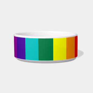 7 Stripes Rainbow Gay Pride Flag Pflaumenschale Napf