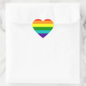 7 Stripes Rainbow Gay Pride Flag Sticker (Tasche)