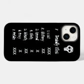 7 T - Shirt Tote Sins Case-Mate iPhone Hülle (Rückseite (Horizontal))