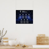 7 Tabelle Celestis Wedding Stars Moon Seating Char Poster (Küche)