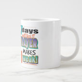 7 Tage - Extra große Tasse (Rechts)