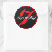 7 Tage Mai Aufkleber (Tasche)