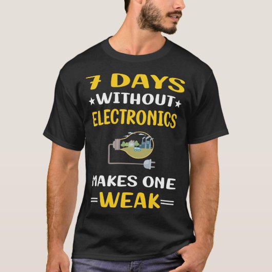 7 Tage ohne Elektronik T-Shirt (Vorderseite)