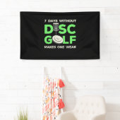 7 Tage ohne FestplattenGolf Banner (Insitu)