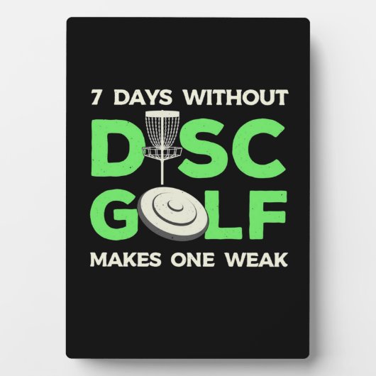7 Tage ohne FestplattenGolf Fotoplatte (Vorderseite)