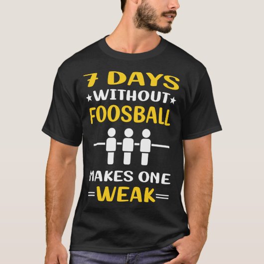 7 Tage ohne Fußball T-Shirt (Vorderseite)