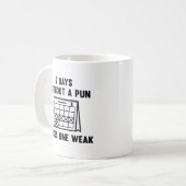 7 Tage ohne Puff Kaffeetasse (Vorderseite Links)