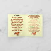 7 The Spider - Beispiel für die Kartengröße Karte (Innenseite)