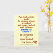 7 The Spider - Beispiel für die Kartengröße Karte (Gelbe Blume)