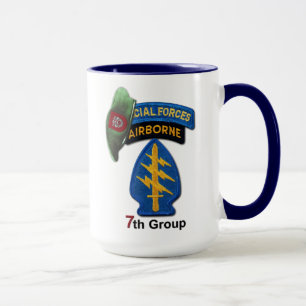 7. Tierärzte der Kraft-Gruppen-grünen Barett-SFG Tasse