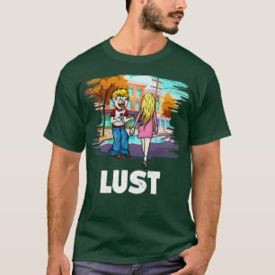 7 Tödliches Sins Lust Halloween-Kostüm T-Shirt