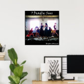 7 Tote Sins Poster (Heimbüro)