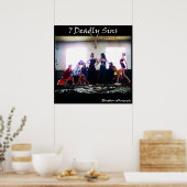 7 Tote Sins Poster (Küche)