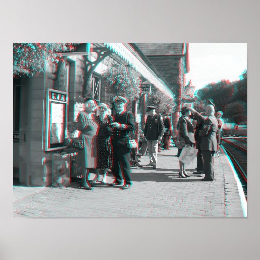 7 Valley Railway 1940's Day, Shropshire, England Poster (Vorne)