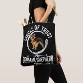 7 Vertrauenskreis meines deutschen Hirten Tasche (Von Nahem)