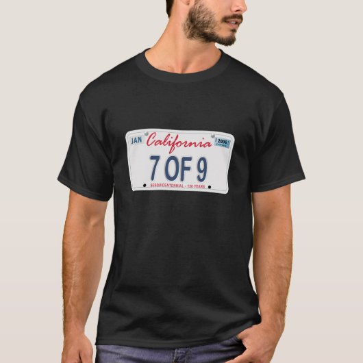 7 von Kfz-Kennzeichen 9 T-Shirt (Vorderseite)