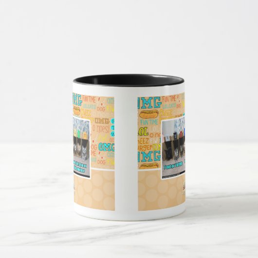 7 vor 7 Kätzchen Tasse (Zentrum)