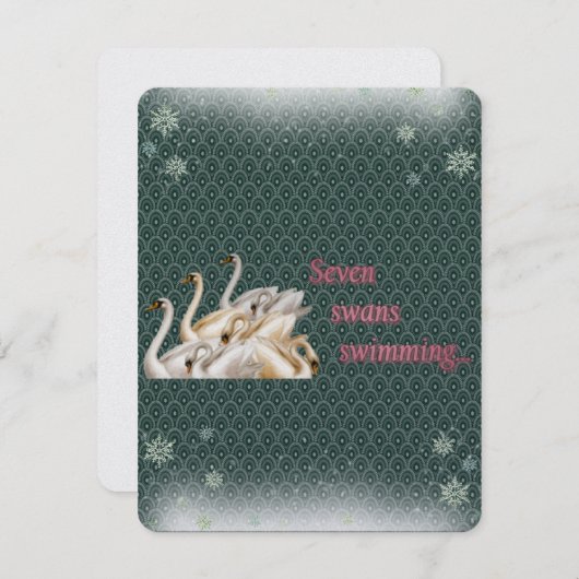 7. Weihnachtsfeiertag... Feiertagskarte (Vorne/Hinten)