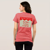 7 Worte an ein langes und glückliches Ehemännchen Tri-Blend Shirt (Rückseite voll)