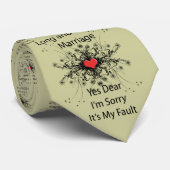 7 Worte für eine lange Ehe Krawatte (Gerollt)