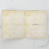 7 Worte für eine lange und glückliche Ehe Karte (Innenseite)