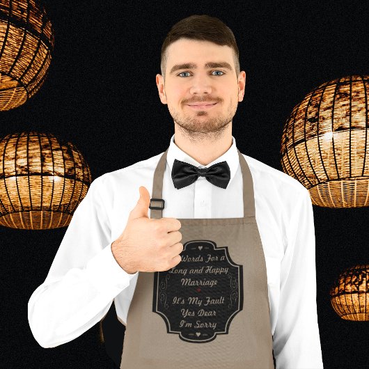 7 Worte für eine lange und glückliche Ehe Lange Schürze