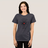 7 Worte zu einer langen Ehe Tri-Blend Shirt (Vorderseite voll)