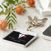 7 Worte zu einer langen Ehe und glücklichen Ehe Schlüsselanhänger (Seite)