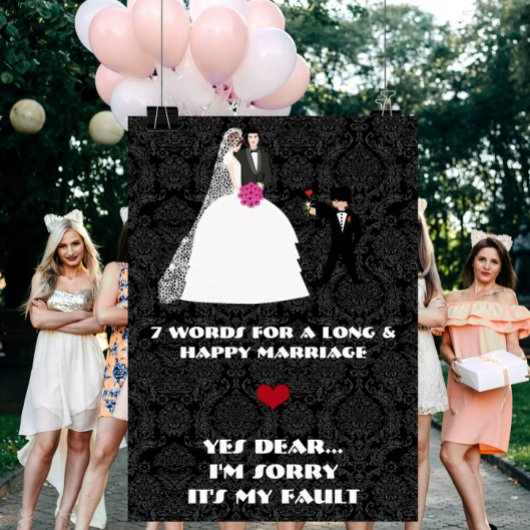 7 Worte zu einer langen und glücklichen Ehe - ja, Poster