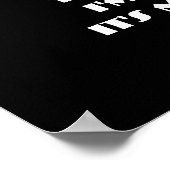 7 Worte zu einer langen und glücklichen Ehe - Post Poster (Ecke)