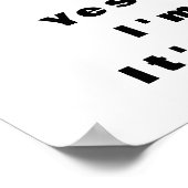 7 Worte zu einer langen und glücklichen Ehe - Post Poster (Ecke)