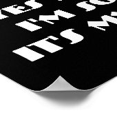 7 Worte zu einer langen und glücklichen Ehe - Post Poster (Ecke)