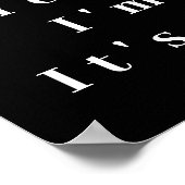 7 Worte zu einer langen und glücklichen Ehe - Post Poster (Ecke)