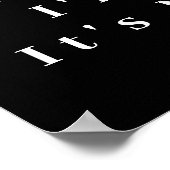 7 Worte zu einer langen und glücklichen Ehe - Post Poster (Ecke)