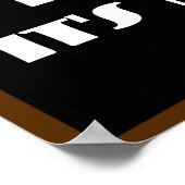 7 Worte zu einer langen und glücklichen Ehe - Post Poster (Ecke)