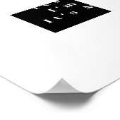 7 Worte zu einer langen und glücklichen Ehe - Post Poster (Ecke)