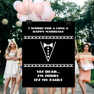 7 Wörter für eine lange und glückliche Ehe - Poste Poster
