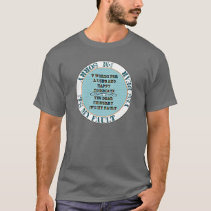 7 Wörter für eine lange und glückliche Ehe T-Shirt