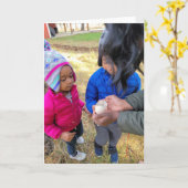 7"x5" Faltkarte | Wild Gänseeier Karte (Gelbe Blume)