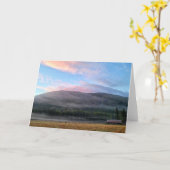 7"x5" Faltkarte | Zedar Mountain Dawn Karte (Gelbe Blume)