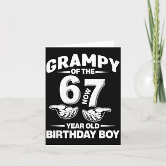7 Year Old Birthday I Was 6 Im 7 67 Meme Grampy Karte