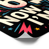 7 Year Old Birthday I Was 6 Now I'm 7 67 Funny Kid Poster (Ecke)