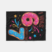 7 Year Old Birthday Was 6 Now I'm 7 67 Men Women K Fleecedecke (Vorderseite (Horizontal))