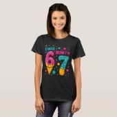 7 Year Old Birthday Was 6 Now I'm 7 Kids Funny  T-Shirt (Vorne ganz)