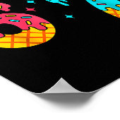 7 Years Old Birthday Peace Out 6 Now I'm 7 67 Birt Poster (Ecke)