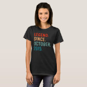 7 Years Old Legend Since October 2015 7th Birthday T-Shirt (Vorne ganz)