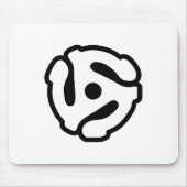 7 Zoll 45 U/min Vinyl Adapter Spindelspinne Mousepad (Vorne)