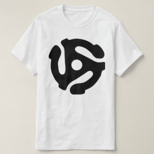 7 Zoll 45 U/min Vinyl Adapter Spindelspinne T-Shirt