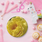 7 Zoll Teller, doppelgelbe Peony Pappteller (Party)